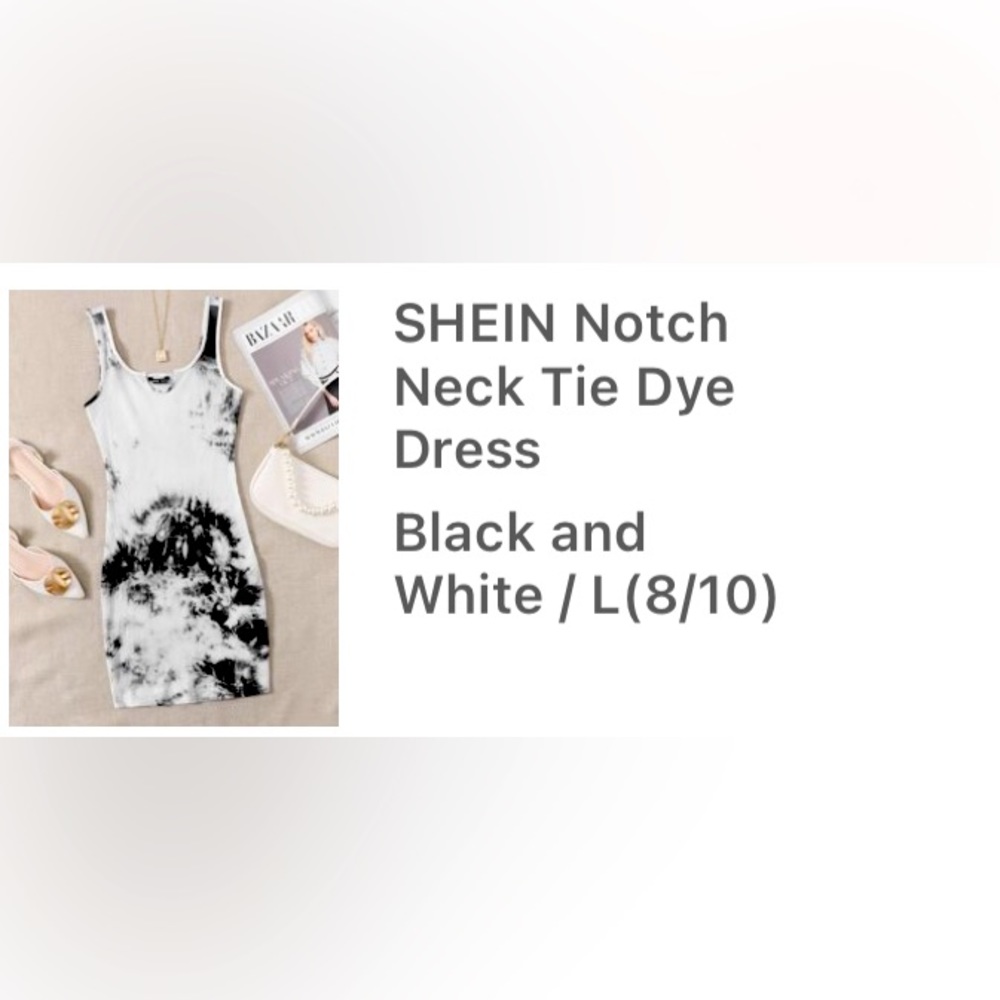 SHEIN tie dye dress